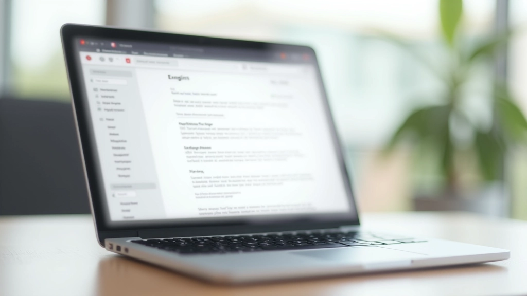 Exemplo visual de estrutura de email corporativo com seções claramente marcadas